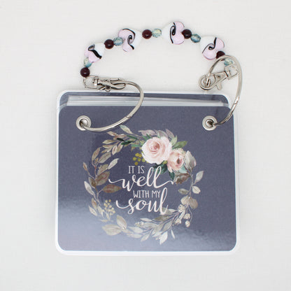 It Is Well With My Soul Floss Bag Book