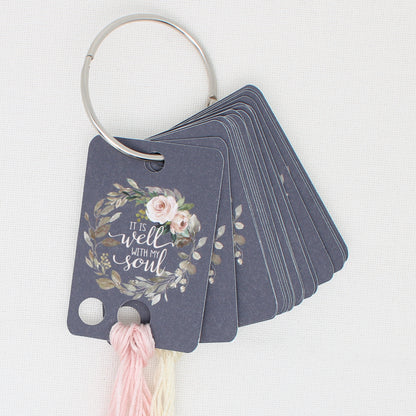 It Is Well With My Soul Floss Cards- Pack Of 20 Cards