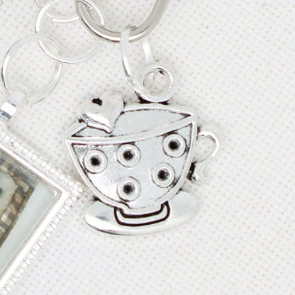 Teacups Zipper Pull/ Mini-Fob