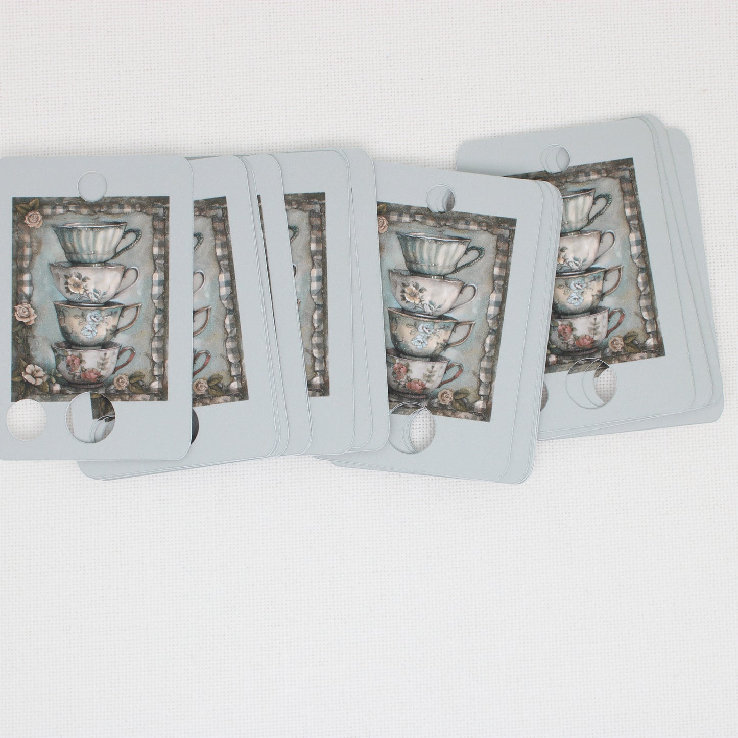 Teacups  Floss Cards- Pack Of 20 Cards