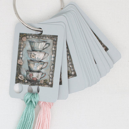 Teacups  Floss Cards- Pack Of 20 Cards