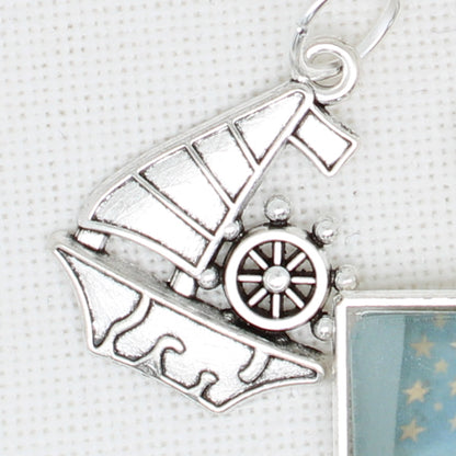 This Land Is Your Land Sailboat Floss Ring