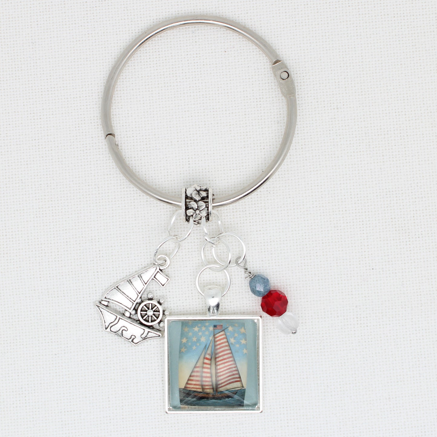 This Land Is Your Land Sailboat Floss Ring