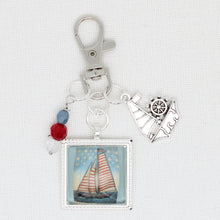This Land Is Your Land Sailboat Zipper Pull/ Mini-Fob