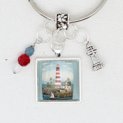 This Land Is Your Land Lighthouse Floss Ring