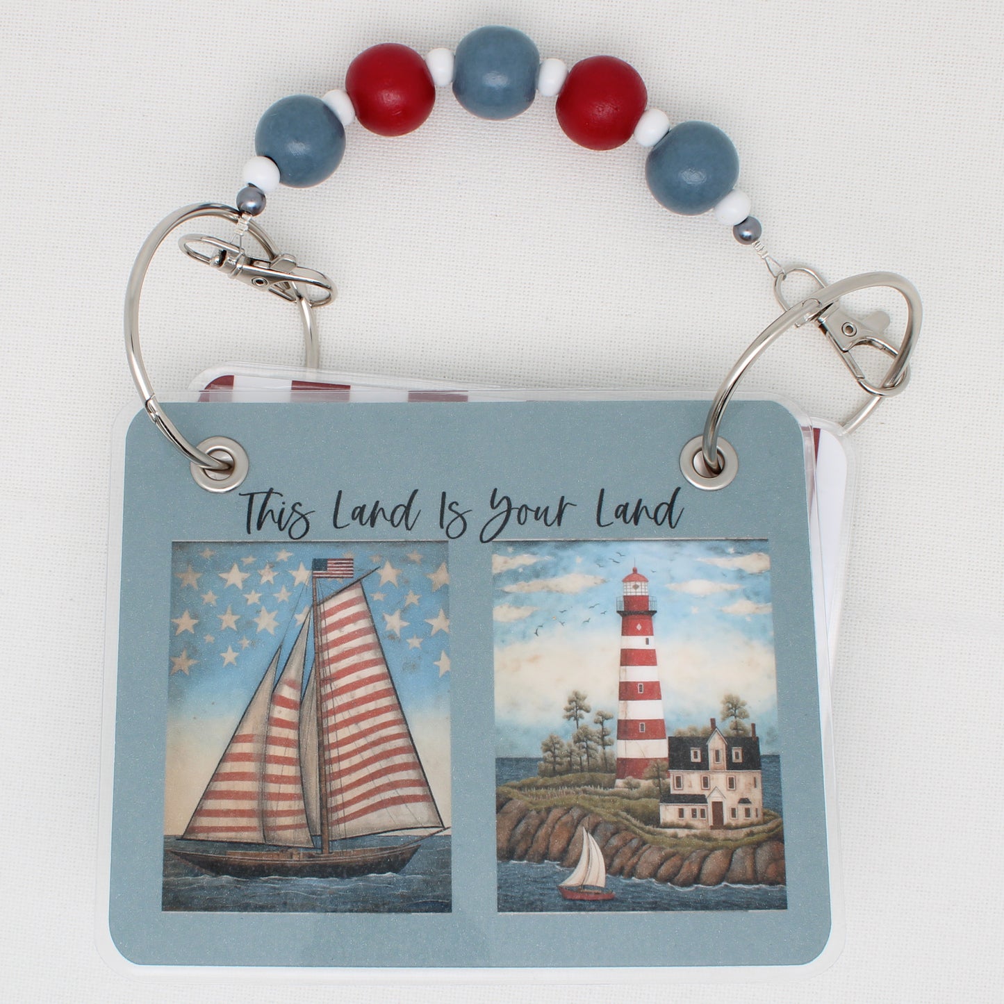 This Land is your Land  Floss Bag Book