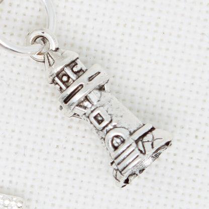 This Land Is Your Land Lighthouse Zipper Pull/ Mini-Fob