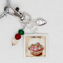 Summer Things Strawberries Zipper Pull/ Mini-Fob