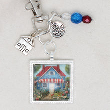 Summer House Zipper Pull/ Mini-Fob