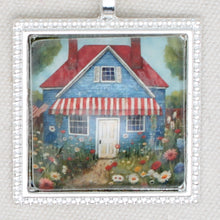 Summer House Zipper Pull/ Mini-Fob