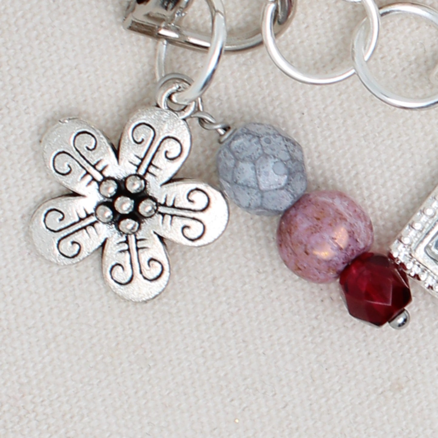 Night Things Strawberries Zipper Pull/ Mini-Fob