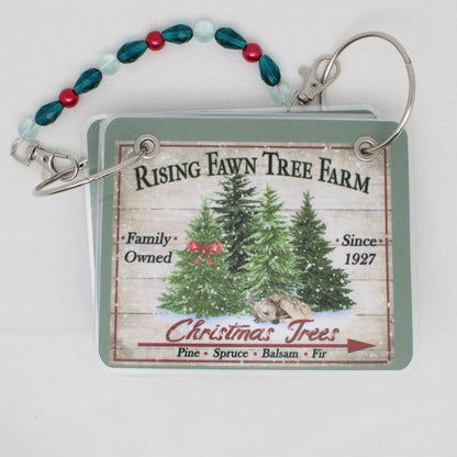 Christmas Tree Farm Floss Bag Book