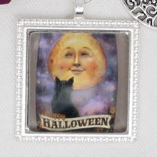 Cat And Moon Face Zipper Pull/ Mini-Fob