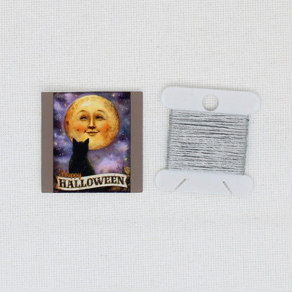 Cat And Moon Face Needle Minder