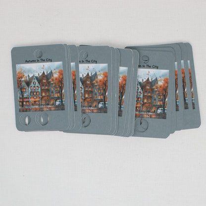 Autumn In The City Floss Cards - Pack of 20 Cards