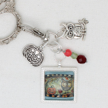 Owl And Jack Zipper Pull/ Mini-Fob