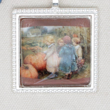 Pumpkin Girls Zipper Pull/ Mini-Fob