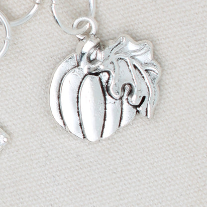 Pumpkin Girls Zipper Pull/ Mini-Fob