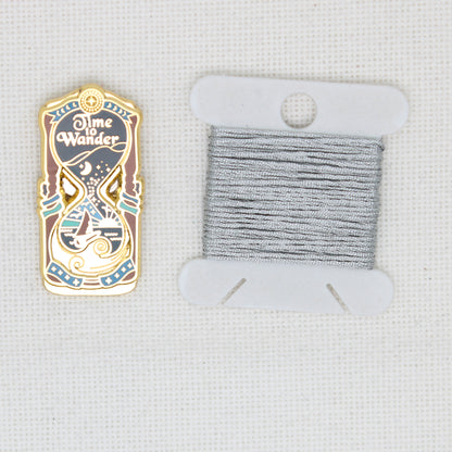 Hour Glass Time To Wander Magnetic Needle Minder