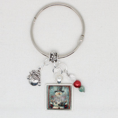 Snowman Floss Ring