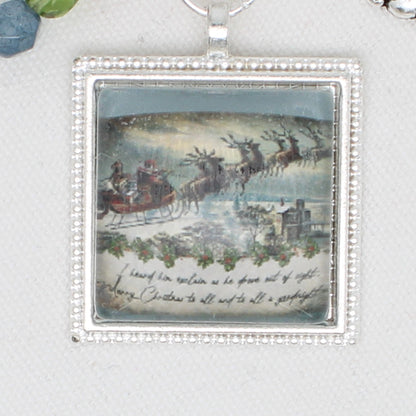The Night Before Christmas  Zipper Pull/ Mini- Fob