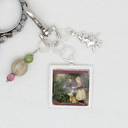 Christmas Children Zipper Pull/ Mini-Fob