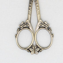 Gold Colored Butterfly Embroidery Scissors