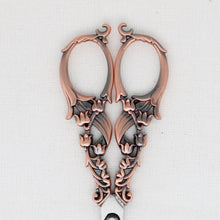 Large Copper Flower Embroidery Scissors