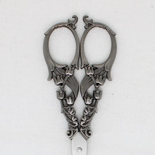Large Black Flower Embroidery Scissors