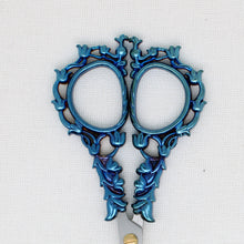 Large Blue Flower Embroidery Scissors