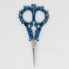 Large Blue Flower Embroidery Scissors