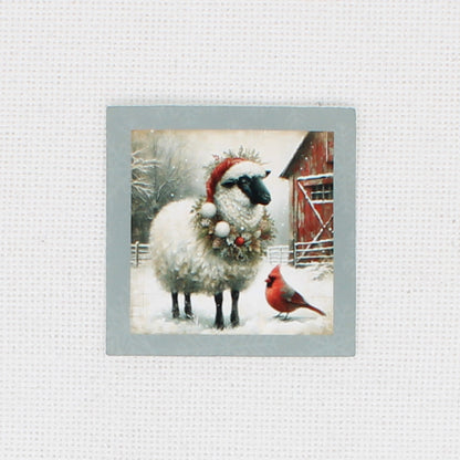 Christmas Sheep Needle Minder