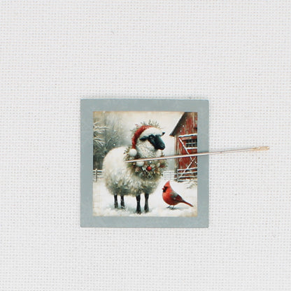 Christmas Sheep Needle Minder