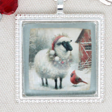 Christmas Sheep Zipper Pull/ Mini-Fob