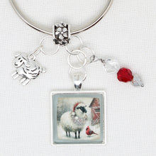 Christmas Sheep Floss Ring