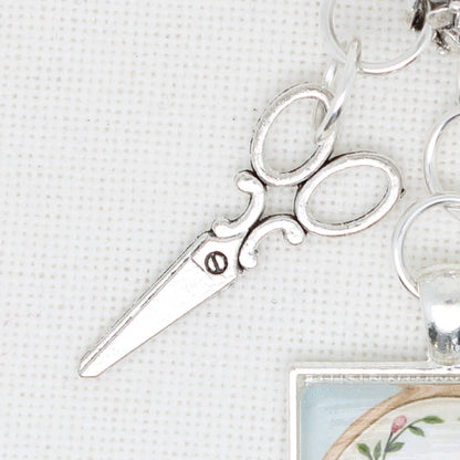 Cross Stitch And Embroidery Floss Ring