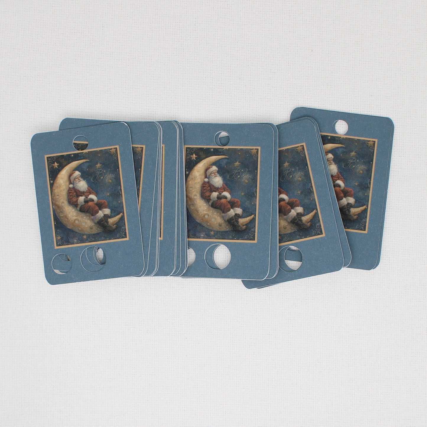 Santa Floss Cards. - Pack of 20 Cards