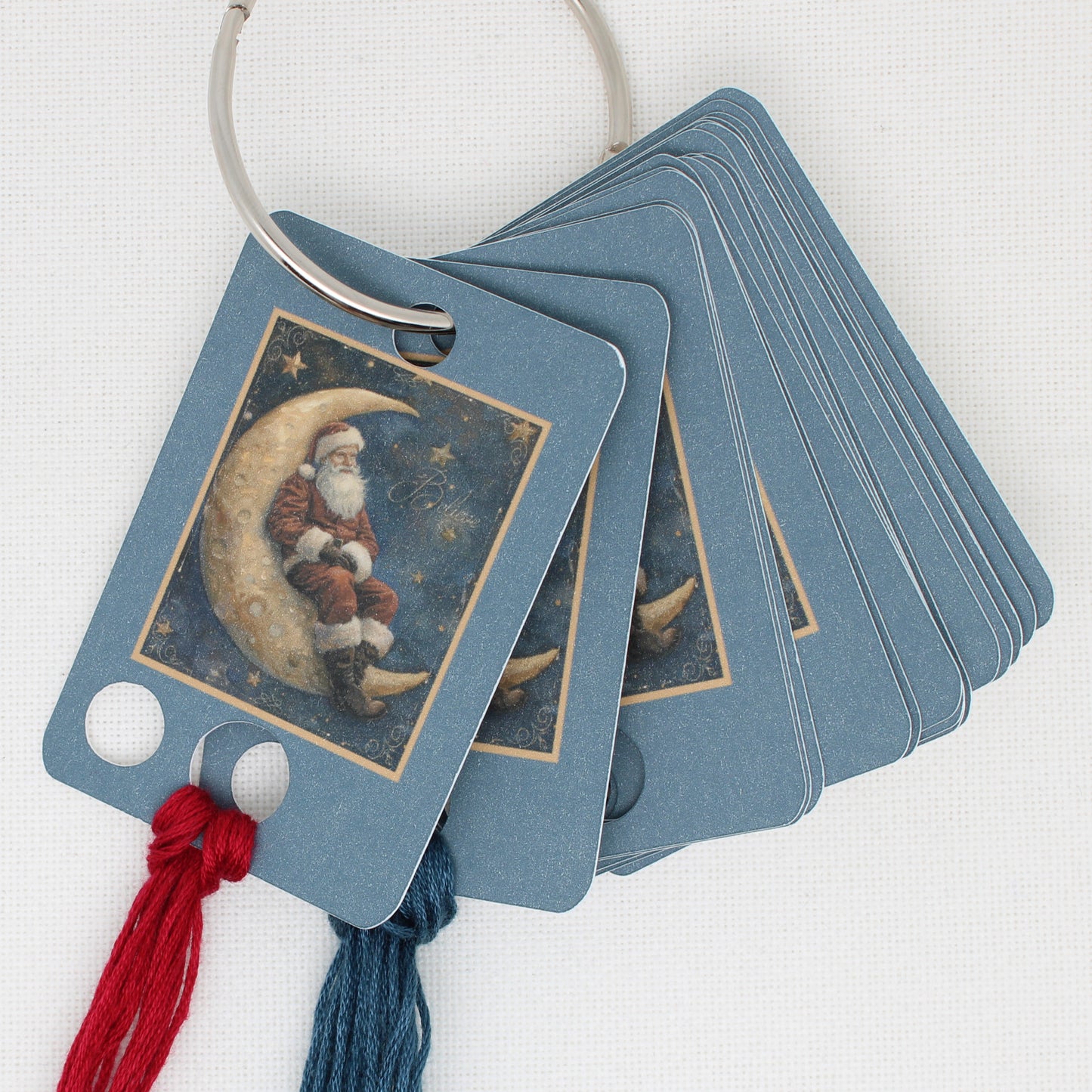 Santa Floss Cards. - Pack of 20 Cards