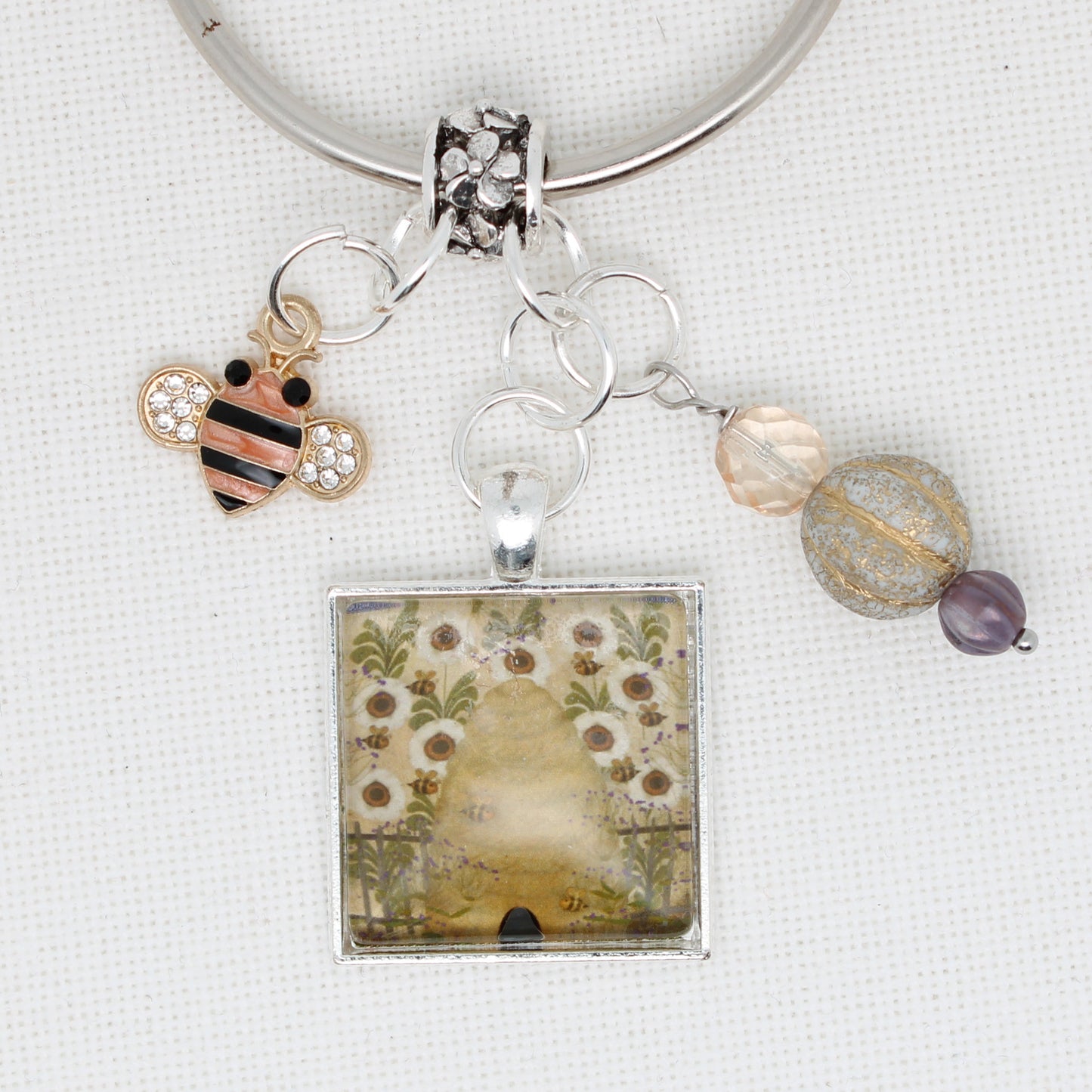 Bee Happy Floss Ring