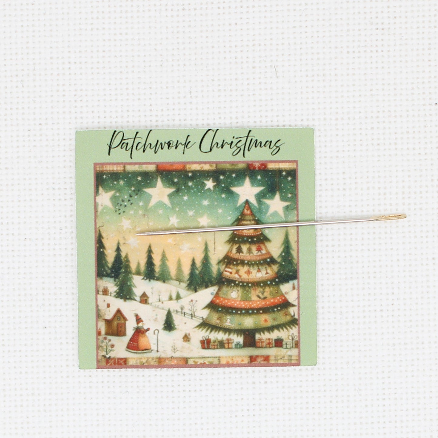 Patchwork Christmas Needle Minder