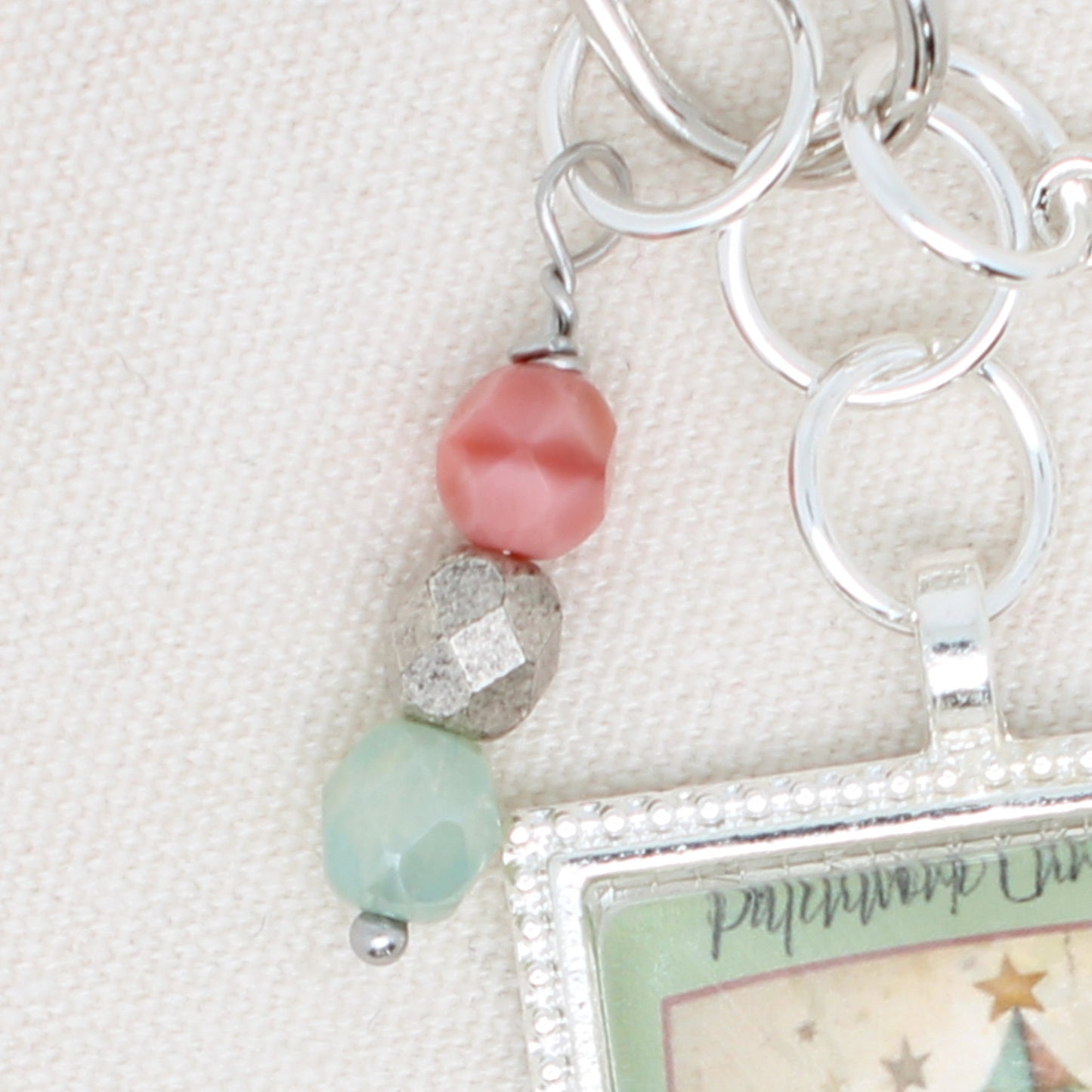 Patchwork Christmas Floss Ring