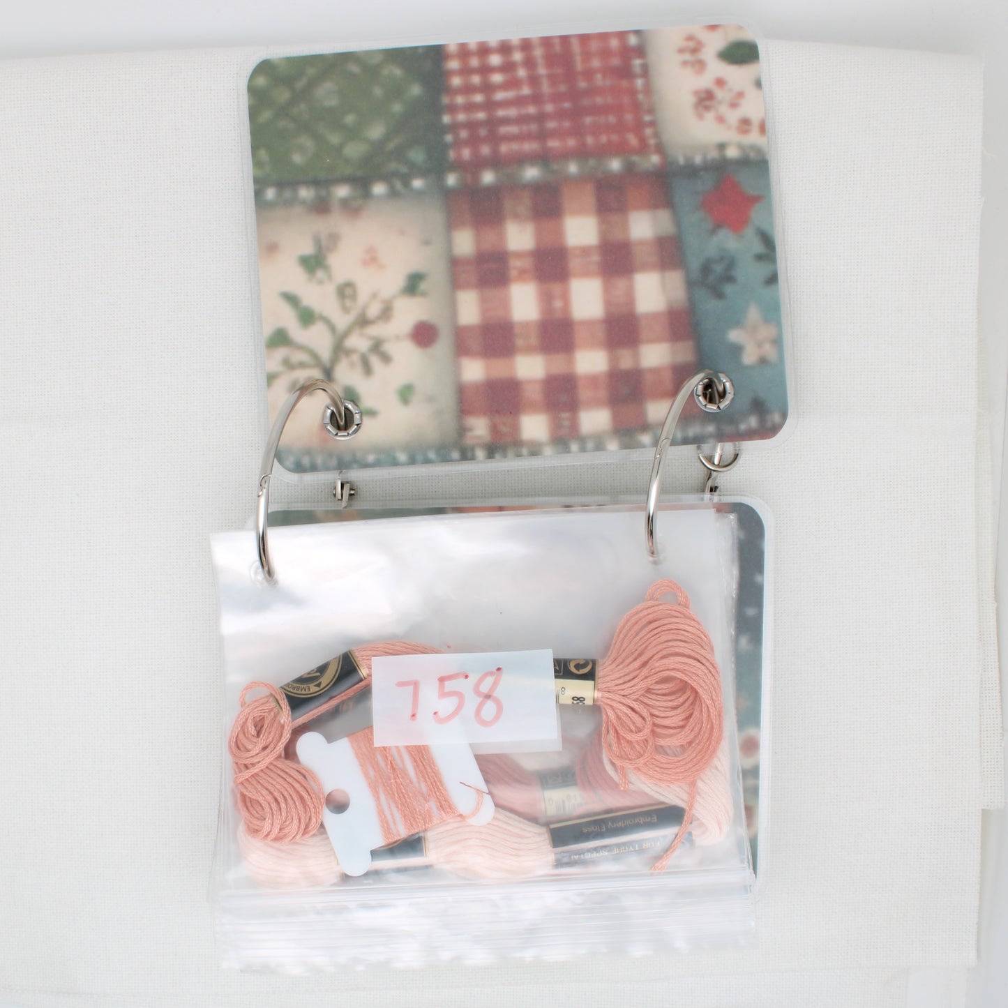 Patchwork Christmas Floss Bag Book