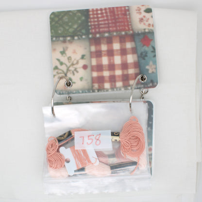 Patchwork Christmas Floss Bag Book