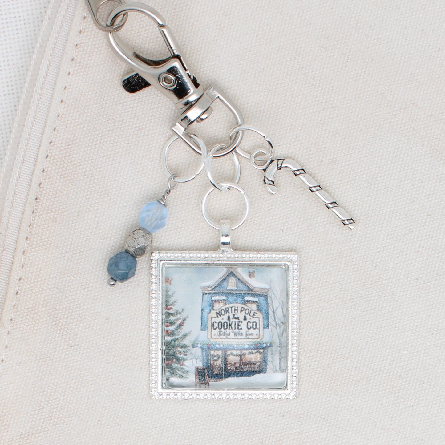 North Pole Cookie Company Zipper Pull/ Mini-Fob