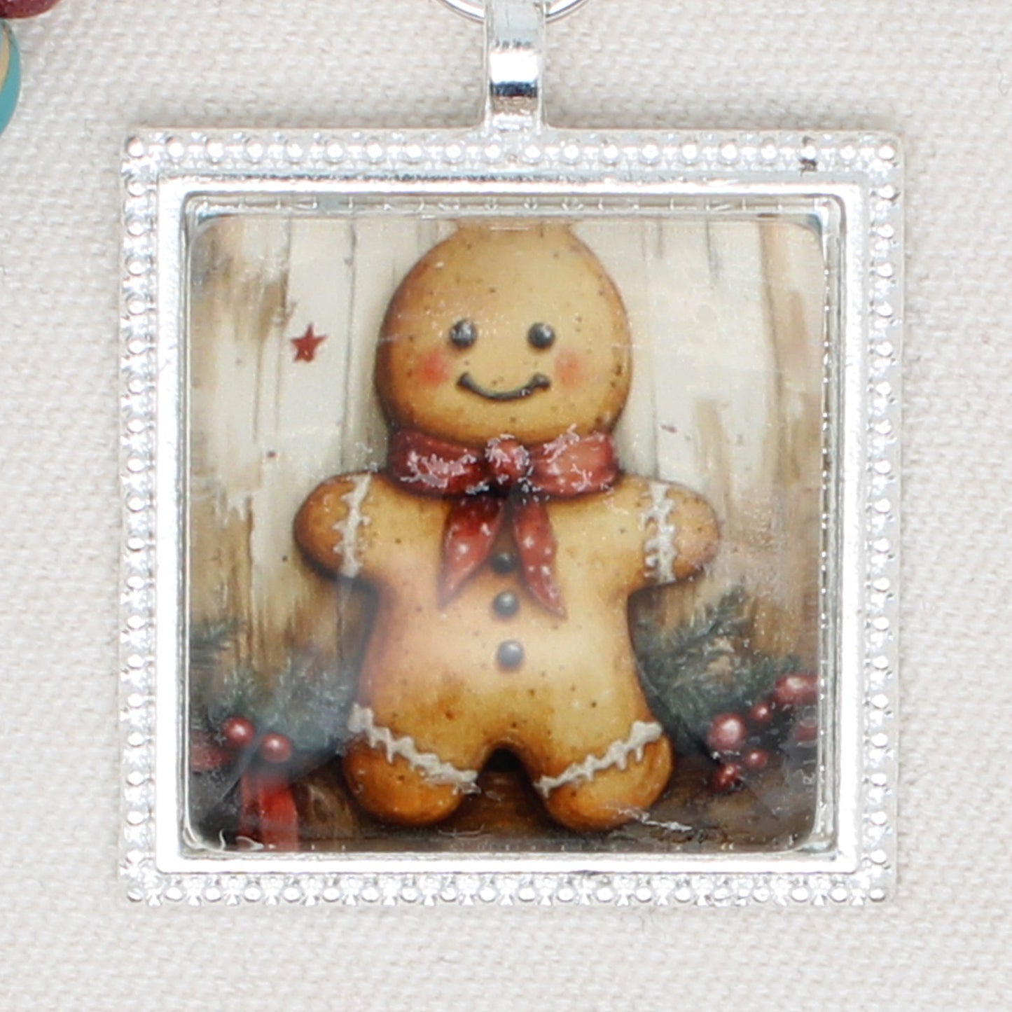 Christmas At Home Zipper Pull/ Mini-Fob