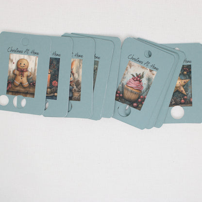 Christmas At Home Floss Cards. - Pack of 20 Cards