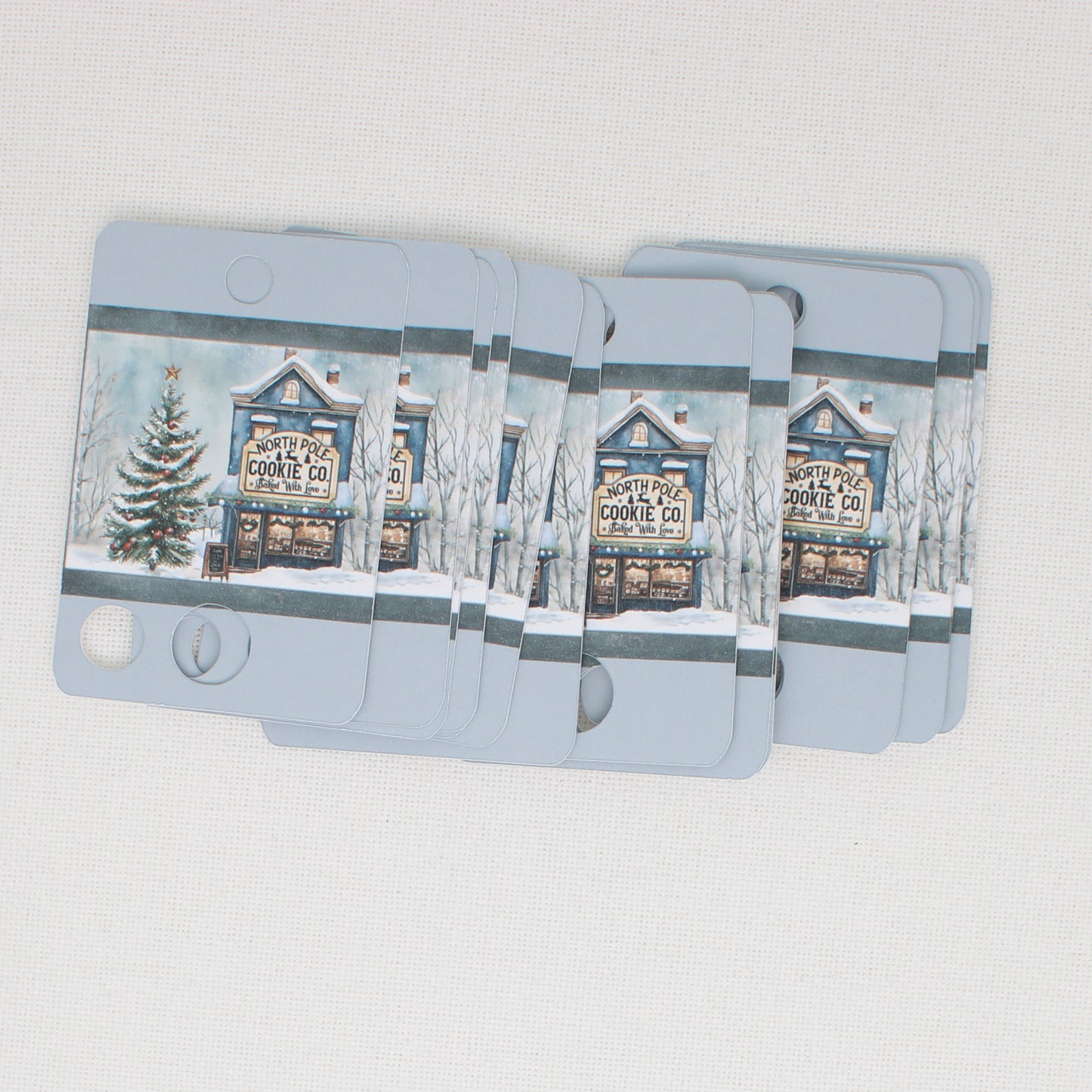 North Pole Cookie Company Floss Cards. - Pack of 20 Cards