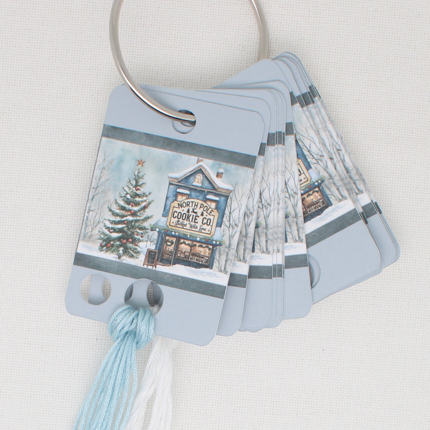 North Pole Cookie Company Floss Cards. - Pack of 20 Cards