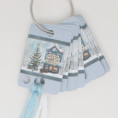 North Pole Cookie Company Floss Cards. - Pack of 20 Cards