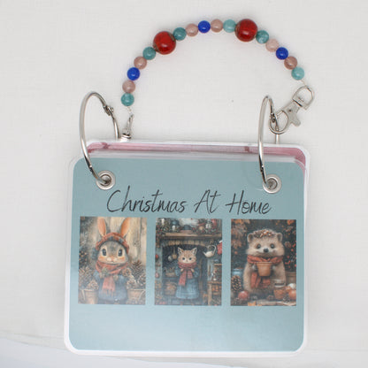 Christmas At Home Animals Floss Bag Book